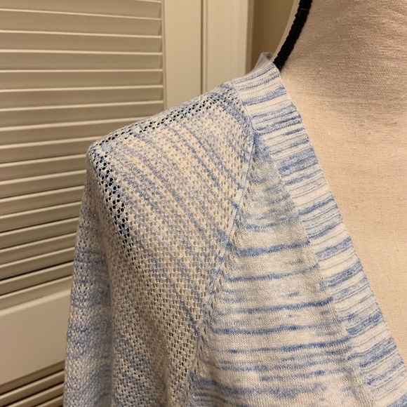 Talbots Space Dyed Cardigan in Blue - Picture 3 of 9